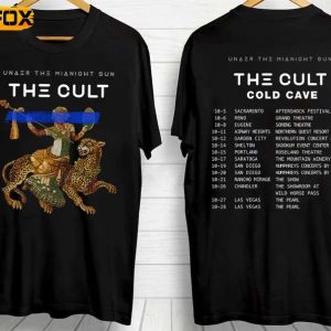 The Cult West Coast Fall Tour 2023 Short Sleeve T Shirt