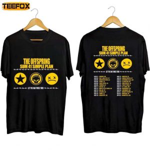 The Offspring Let The Bad Times Roll Tour 2023 Short Sleeve T Shirt 1