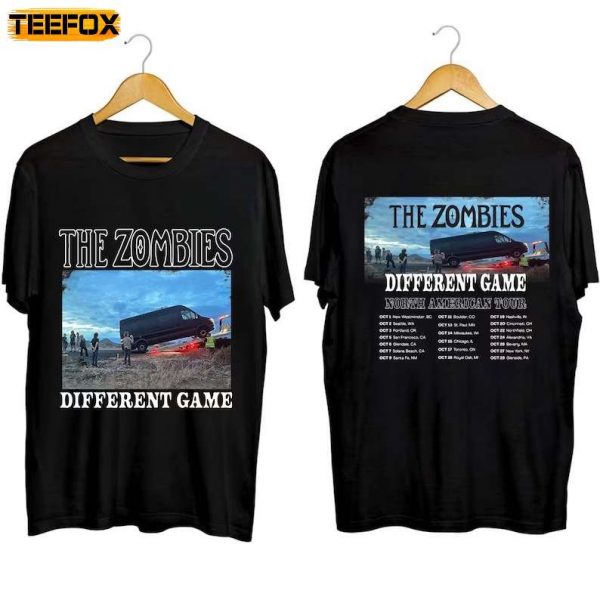 The Zombies Different Game Tour 2023 Short Sleeve T Shirt