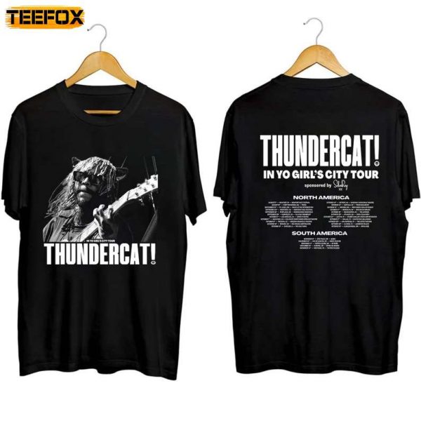 Thundercat In You Girls City Fall Tour 2023 Short Sleeve T Shirt