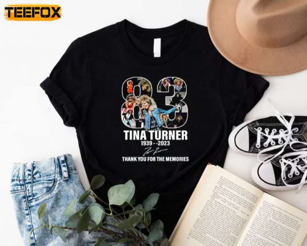 Tinas Turners 1939 2023 Short Sleeve T Shirt