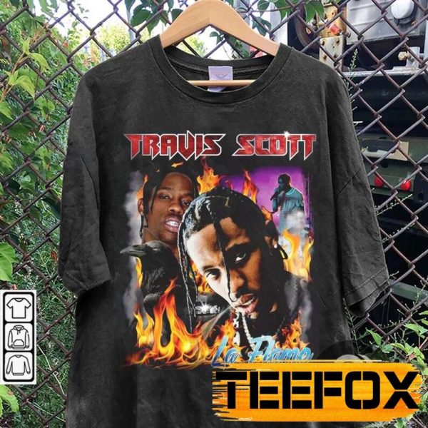 Travis Scott Bootleg Rapper Short Sleeve T Shirt