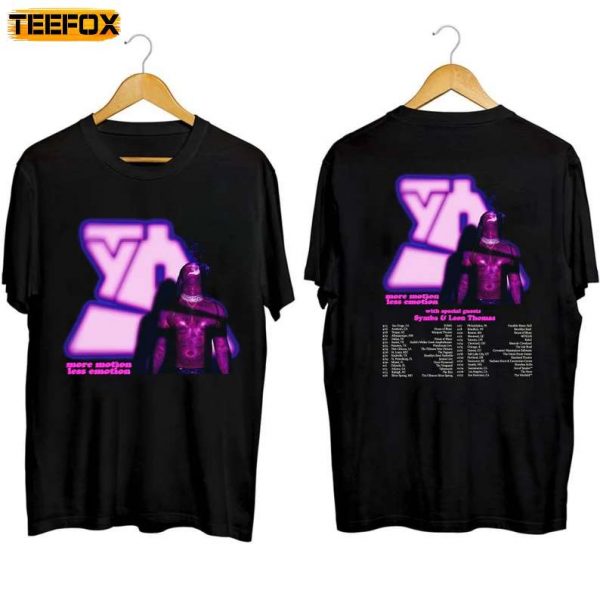 Ty Dolla Sign 2023 More Motion Less Emotion Concert Short Sleeve T Shirt