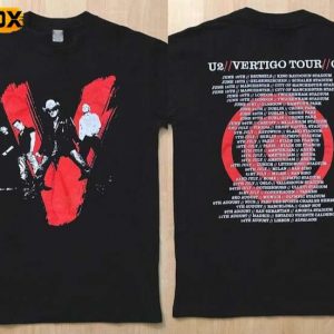 U2 Vertigo Tour 2005 Short Sleeve T Shirt