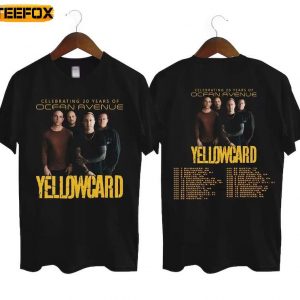 Yellowcard Celebrating 20 Years Of Ocean Avenue Short Sleeve T Shirt