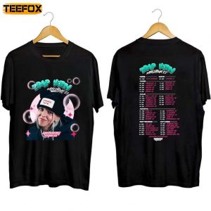 Young Miko Trap Kitty World Tour 2023 Rap Short Sleeve T Shirt