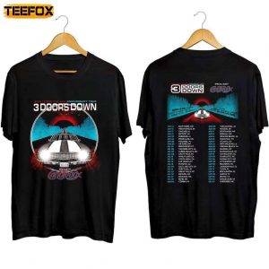 3 Doors Down Away From the Sun Anniversary Tour 2023 Adult Short Sleeve T Shirt