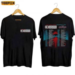 3 Doors Down Rock Band Concert 2023 Adult Short Sleeve T Shirt