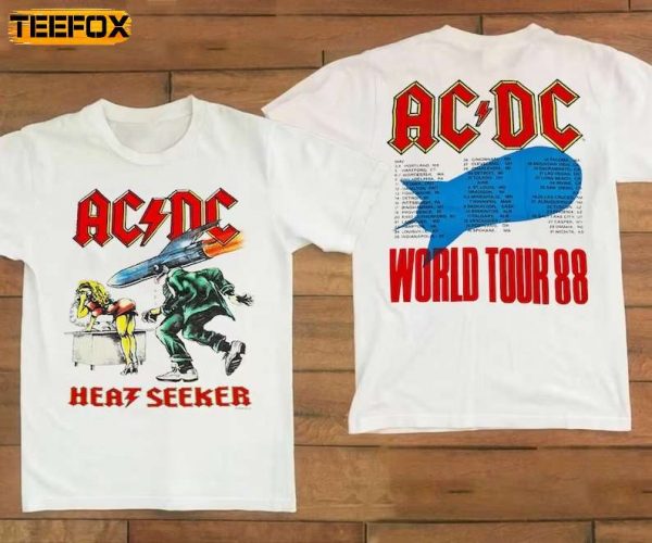 ACDC Heatseeker World Tour 88 Short Sleeve T Shirt