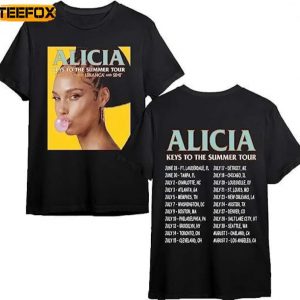 Alicia Keys Music World Tour 2023 Short Sleeve T Shirt