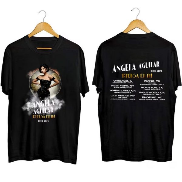 Angela Aguilar Piensa En Mi Tour 2023 Short Sleeve T Shirt