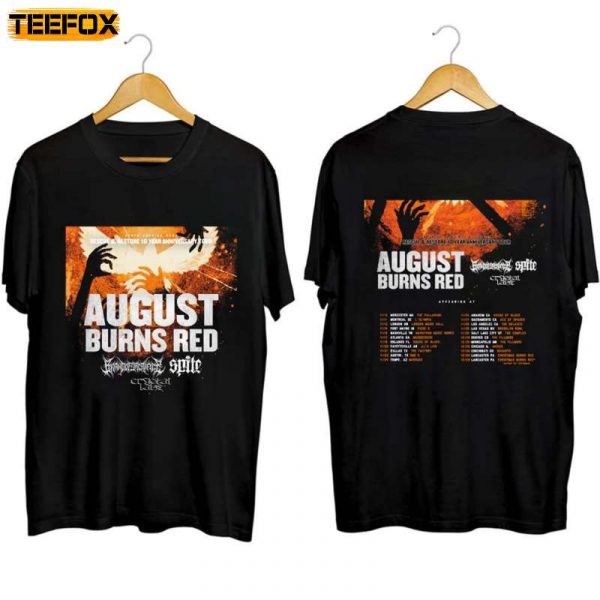 August Burns Red Tour 2023 Adult Short Sleeve T Shirt