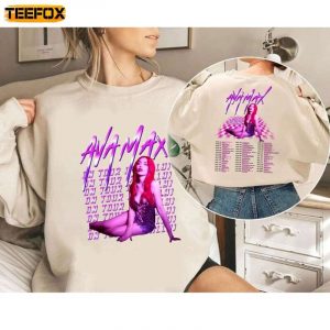 Ava Max On Tour Finally Tour 2023 Adult Short Sleeve T Shirt