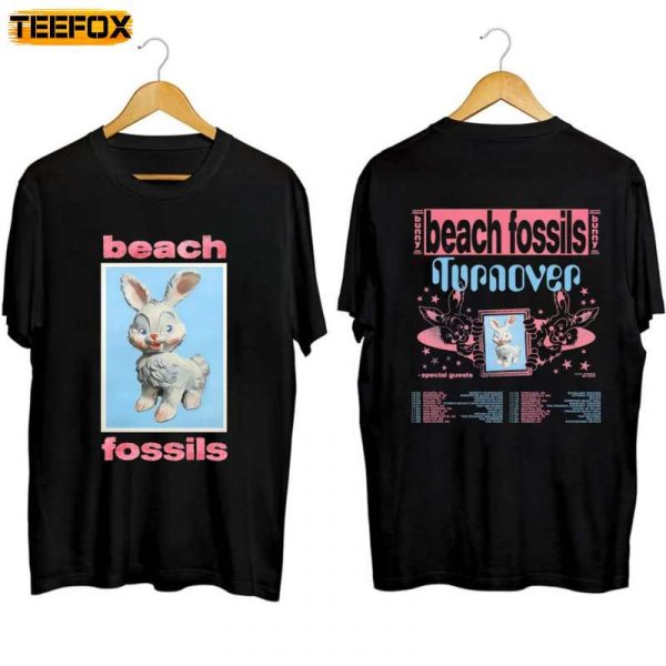 Beach Fossils North American Tour 2023 Adult Short Sleeve T Shirt
