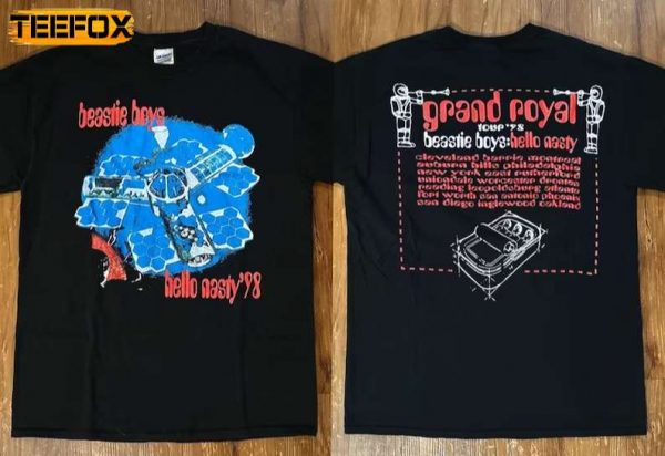 Beastie Boys Hello Nasty Grand Royal Tour 1998 Short Sleeve T Shirt