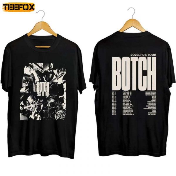 Botch US Tour 2023 Concert Short Sleeve T Shirt