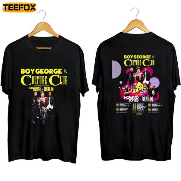 Boy George With Culture Club Howard Jones 2023 Tour Adult Short Sleeve T Shirt