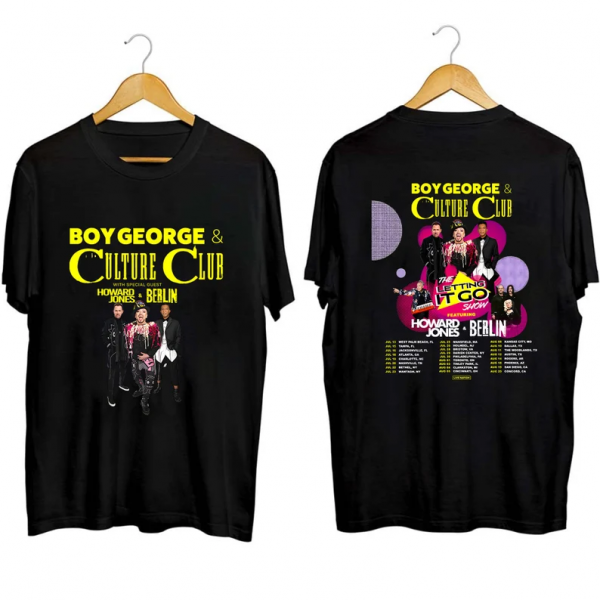 Boy George With Culture Club Howard Jones Tour 2023 Short Sleeve T Shirt