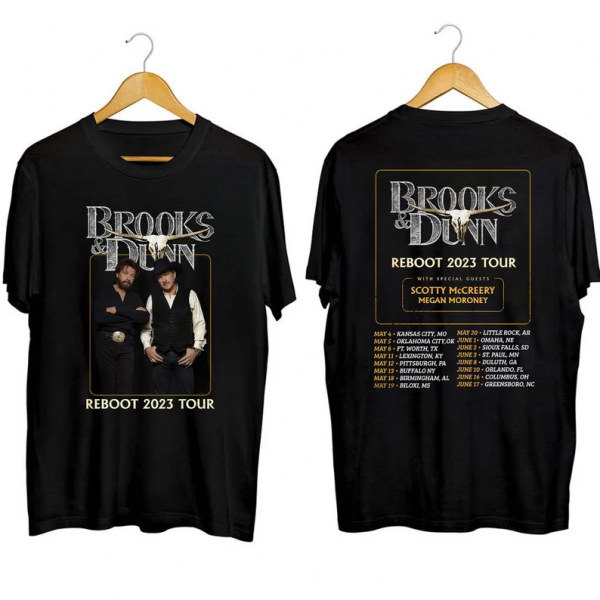 Brooks Dunn Tour 2023 Country Concert Short Sleeve T Shirt