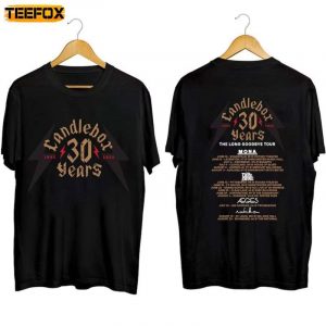 Candlebox The Long Goodbye Tour 2023 Adult Short Sleeve T Shirt