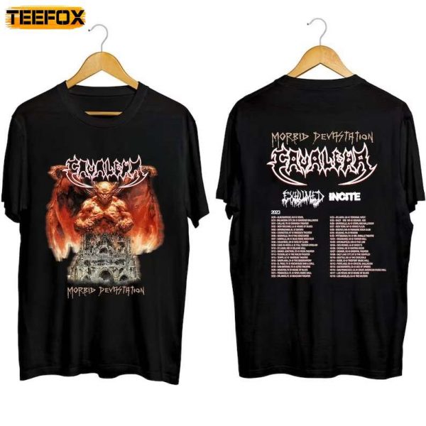 Cavalera Conspiracy Morbid Devastation Tour 2023 Adult Short Sleeve T Shirt