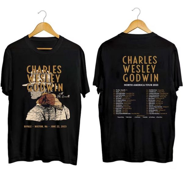 Charles Wesley Godwin North American Tour 2023 Short Sleeve T Shirt