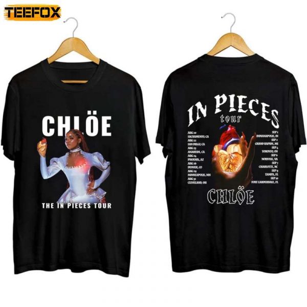 Chloe In Pieces Tour 2023 Second Leg Adult Short Sleeve T Shirt