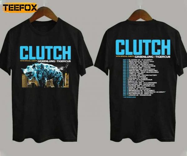 Clutch Europe UK Tour 2023 Band Short Sleeve T Shirt
