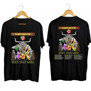 Dance Gavin Dance The Jackpot Juicer US Tour 2023 Band Short Sleeve T Shirt