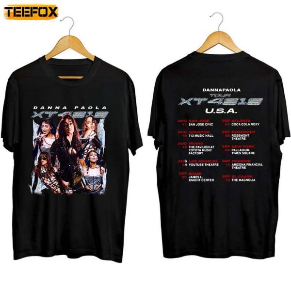 Danna Paola XT4S1S Tour USA Adult Short Sleeve T Shirt