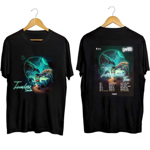 Davido Timeless Tour Concert 2023 Short Sleeve T Shirt