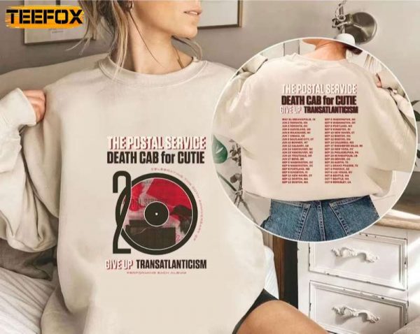 Death Cab for Cutie 2023 Tour Adult Short Sleeve T Shirt