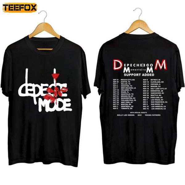 Depeche Mode 2023 Adult Short Sleeve T Shirt