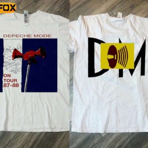 Depeche Mode On Tour 87 88 Music For The Masses Short Sleeve T Shirt