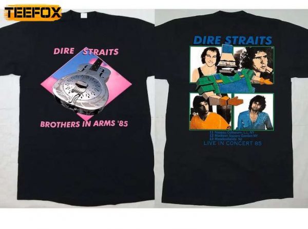 Dire Straits Brothers In Arms 85 Short Sleeve T Shirt