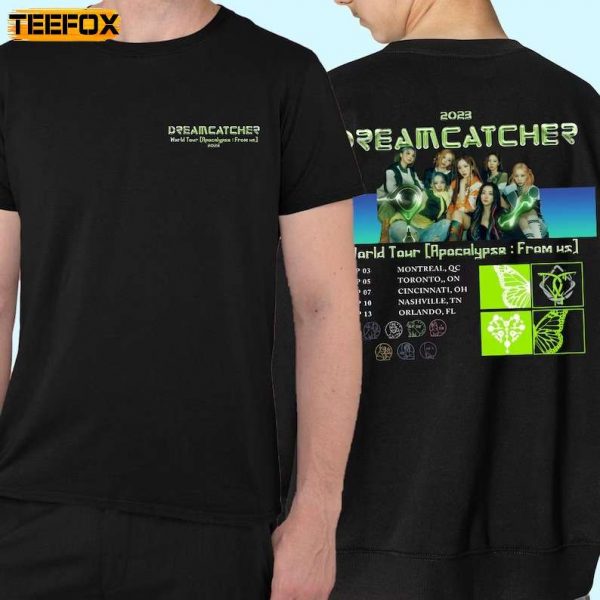 Dreamcatcher Tour 2023 Apocalypse From Us Short Sleeve T Shirt