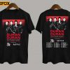 Duran Duran Future Fast North American Tour 2023 Short Sleeve T Shirt
