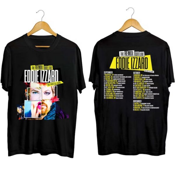 Eddie Izzard The Remix Tour 2023 Short Sleeve T Shirt