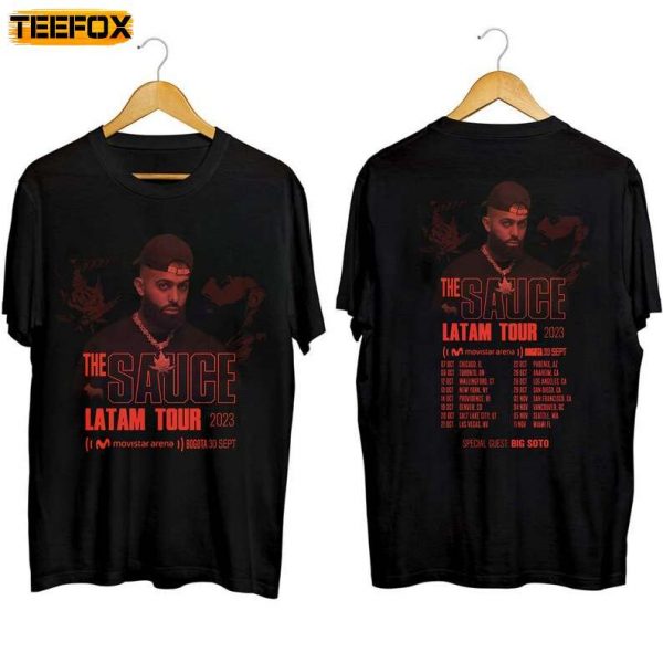 Eladio Carrion US Tour 2023 Adult Short Sleeve T Shirt