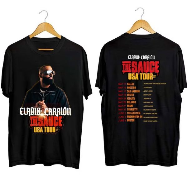 Eladio Carrion US Tour Concert Music 2023 Short Sleeve T Shirt