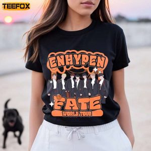 En World Tour Fate Dark Blood Enhypen Short Sleeve T Shirt