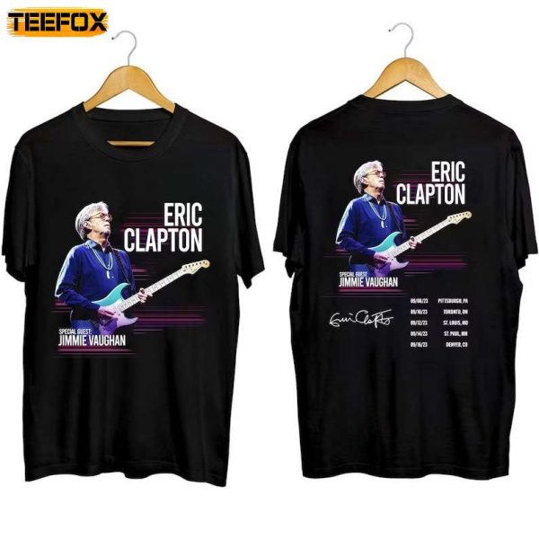Eric Clapton Tour 2023 Adult Short Sleeve T Shirt