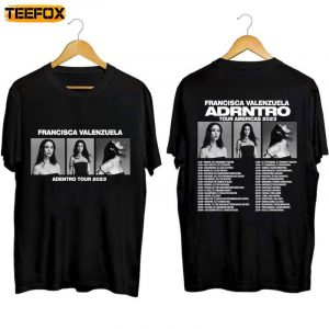 Francisca Valenzuela Adentro Tour America 2023 Adult Short Sleeve T Shirt