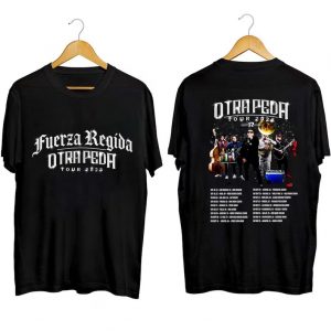 Fuerza Regida Otra Peda Concert 2023 Short Sleeve T Shirt