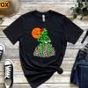 Gamer Skeleton Halloween Short Sleeve T Shirt