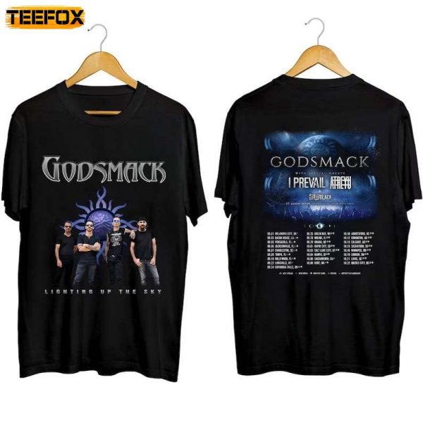 Godsmack With Staind Fall Tour 2023 Adult Short Sleeve T Shirt