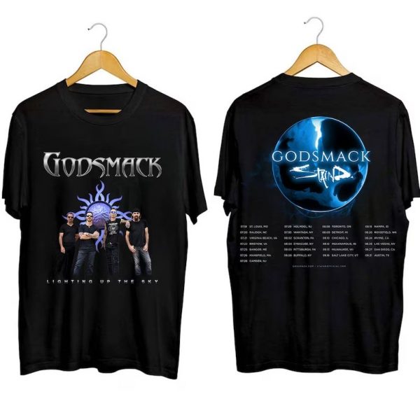 Godsmack With Staind Tour 2023 Short Sleeve T Shirt