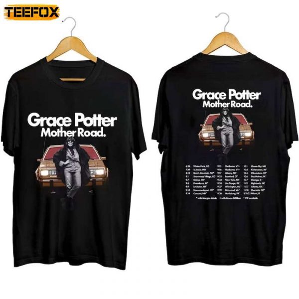 Grace Potter Mother Road Tour 2023 Adult Short Sleeve T Shirt