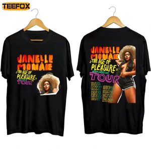Janelle Mone The Age of Pleasure Tour 2023 Adult Short Sleeve T Shirt 1
