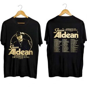 Jason Aldean Highway Desperado Tour 2023 Short Sleeve T Shirt